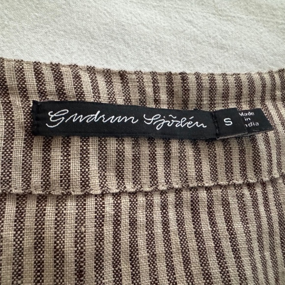 Gudrun Sjoden Lagenlook Linen Small Loose Fitting Dress - Picture 3 of 6